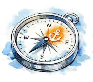 Werte Orientierung Kompass